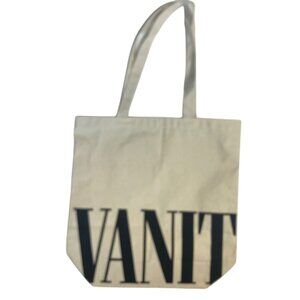 Vanity Fair Magazine Canvas Tote Book Bag Double Strap 15x15 Shopper Reusable